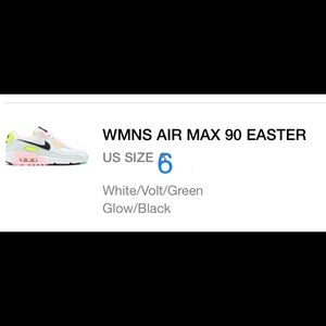 Like new- Nike air max 90 Easter